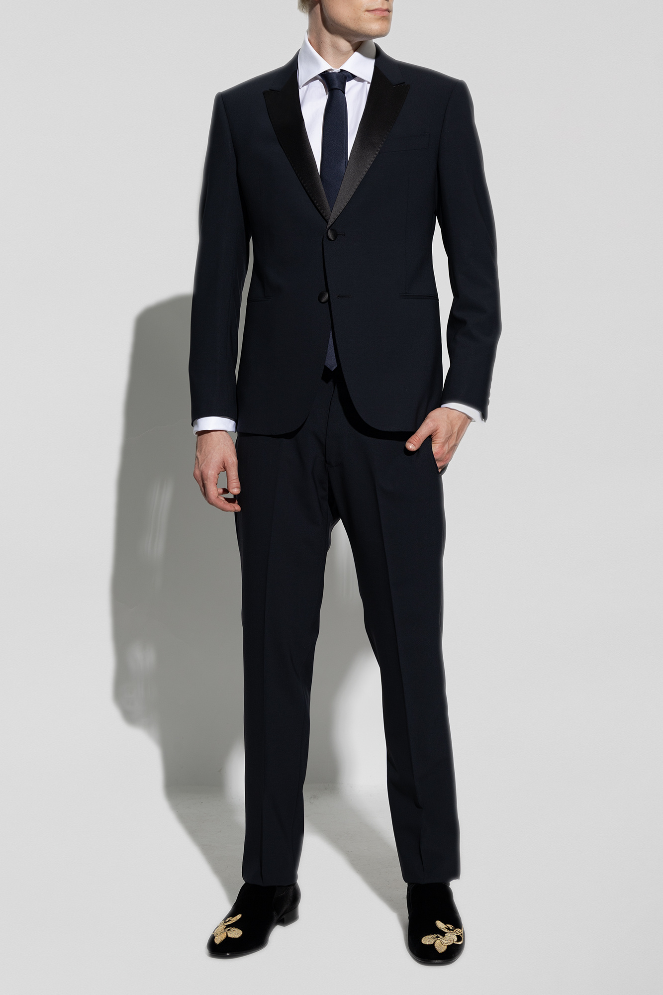 CamaragrancanariaShops KR Navy blue Wool suit Emporio Armani